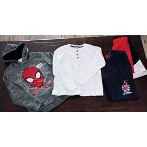 Boys 7 - 7/8 Clothing Bundle - 4 Pieces - Marvel & Tommy Bahama - EUC!